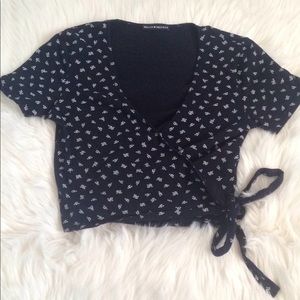 Brandy Melville Rae Wrap Top
